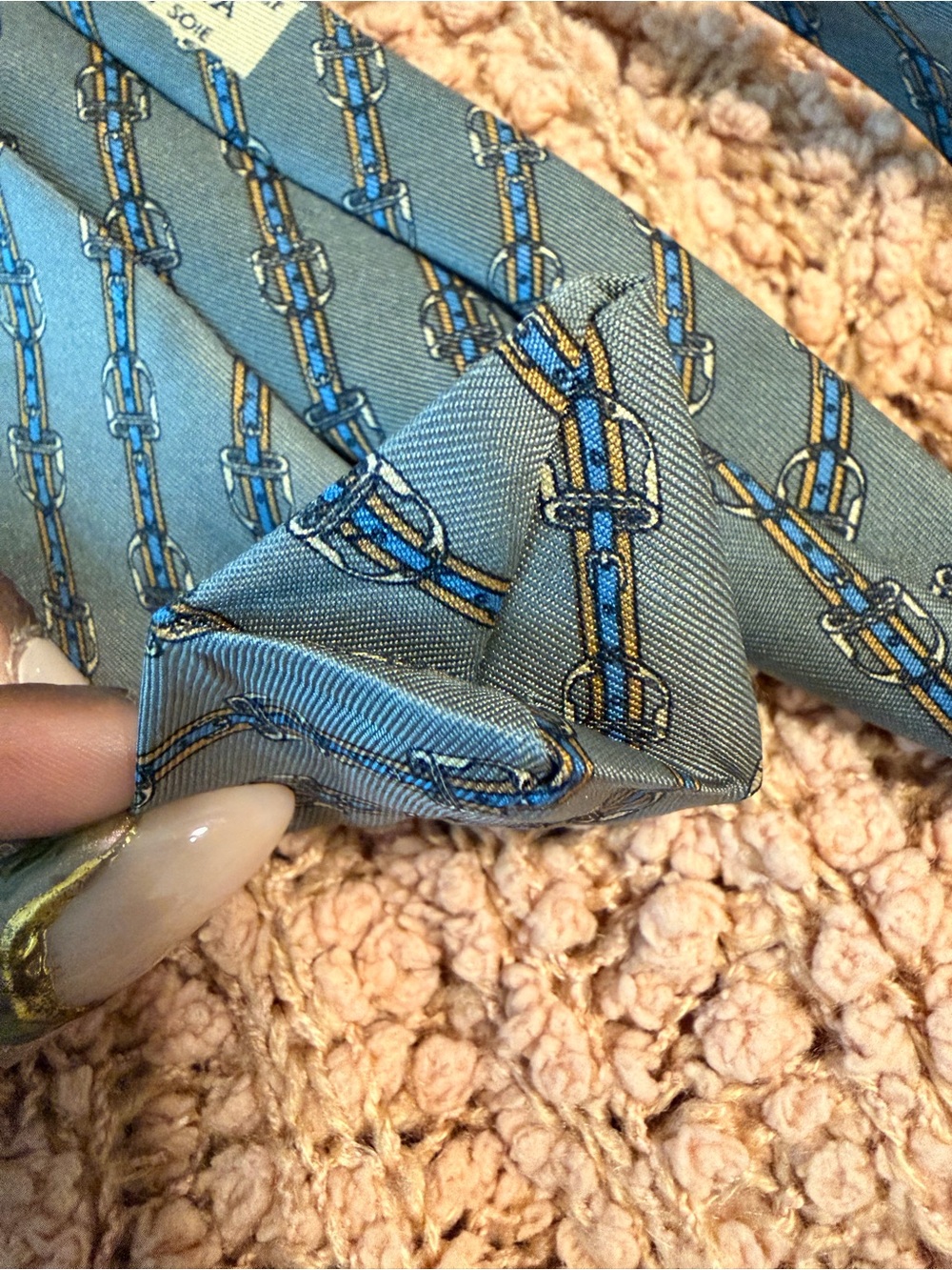 Hermes Twilly Tie - Picture 4 of 8